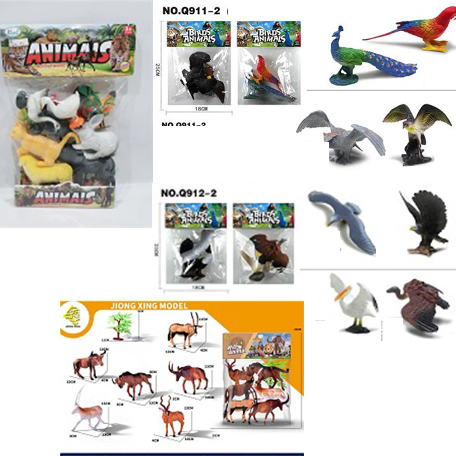 PVC animal toys series 4