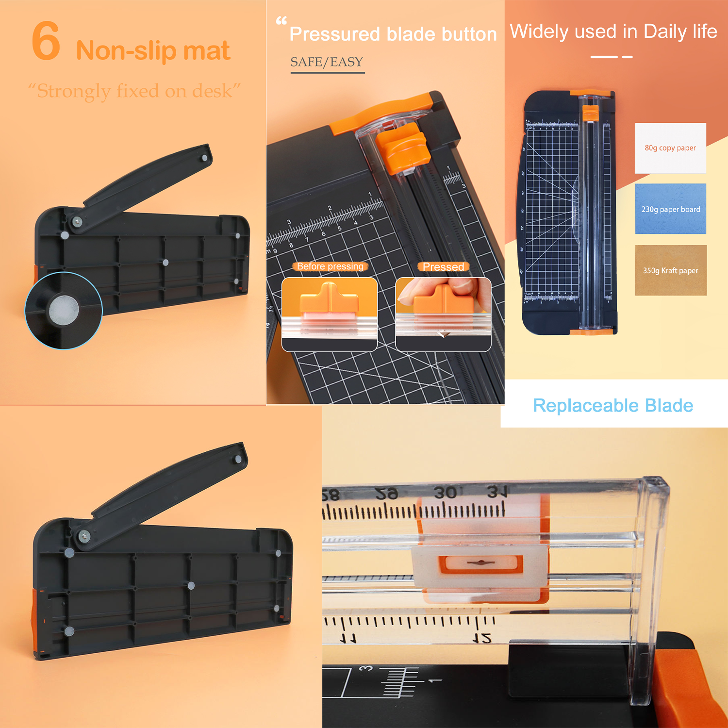 Portable A4 Photo Paper Cutter w/ Ruler 5