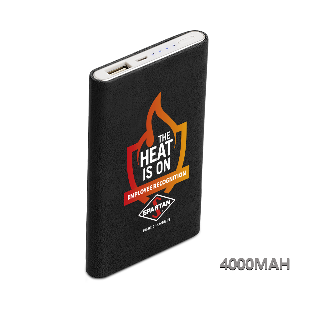 Tanner PU Wrapped Power Bank 4000mAh 8