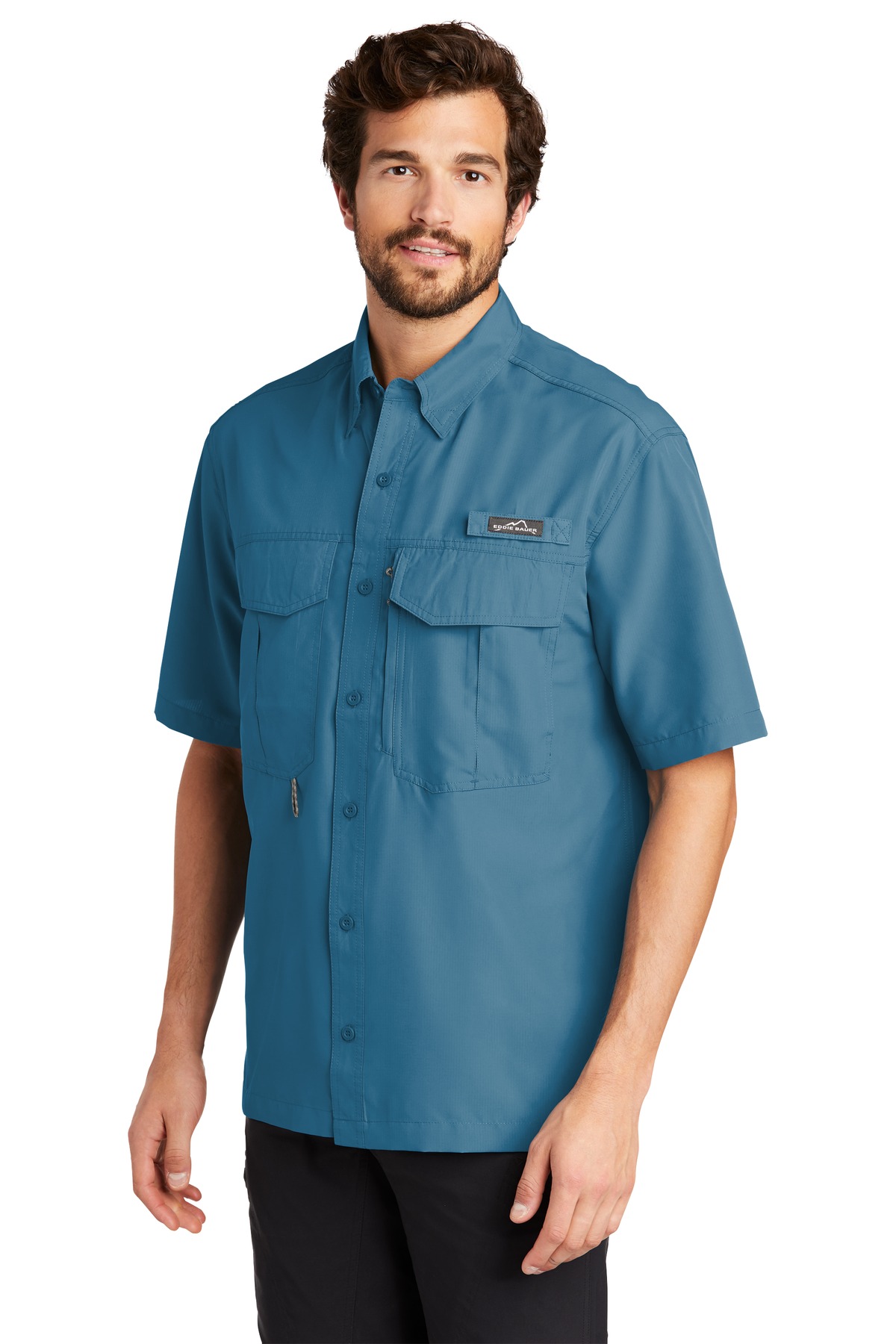 Eddie Bauer Short Sleeve Performance Fishing Shirt EB602 8