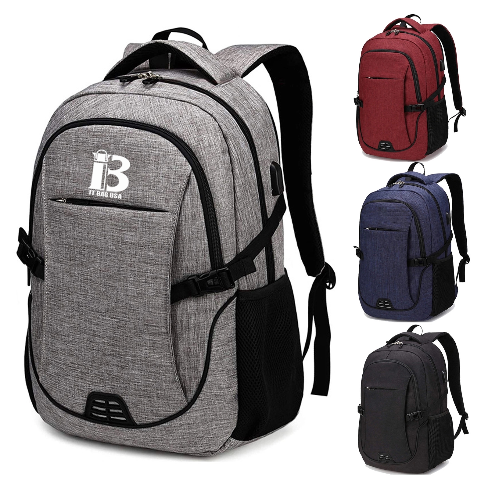 17 Inch Laptop Backpack With Usb Charging Port 3