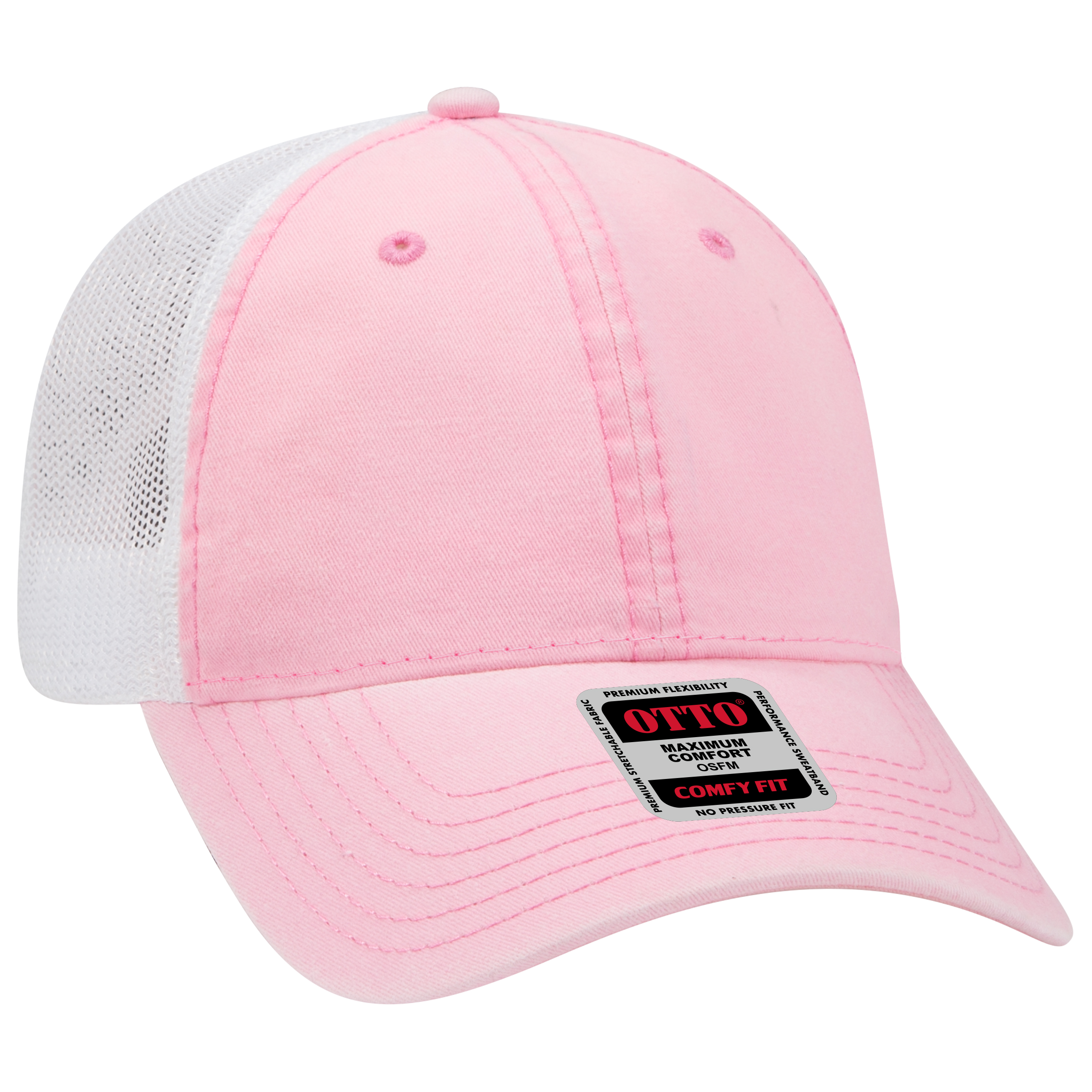 OTTO CAP® OTTO COMFY FIT® 6 Panel Low Profile Mesh Back Trucker Hat 28