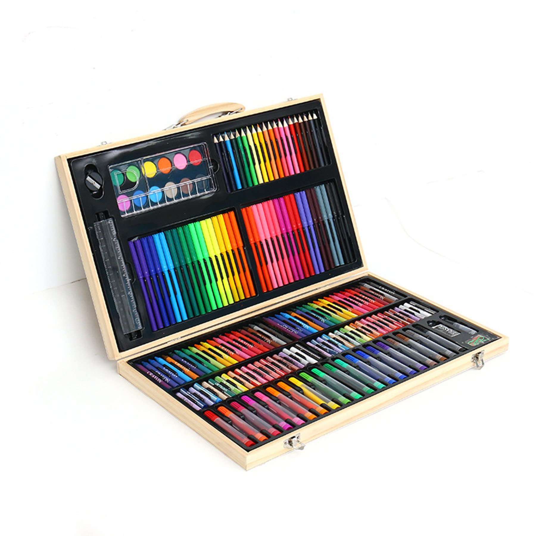 180Pcs Art Set in Wood Case 2