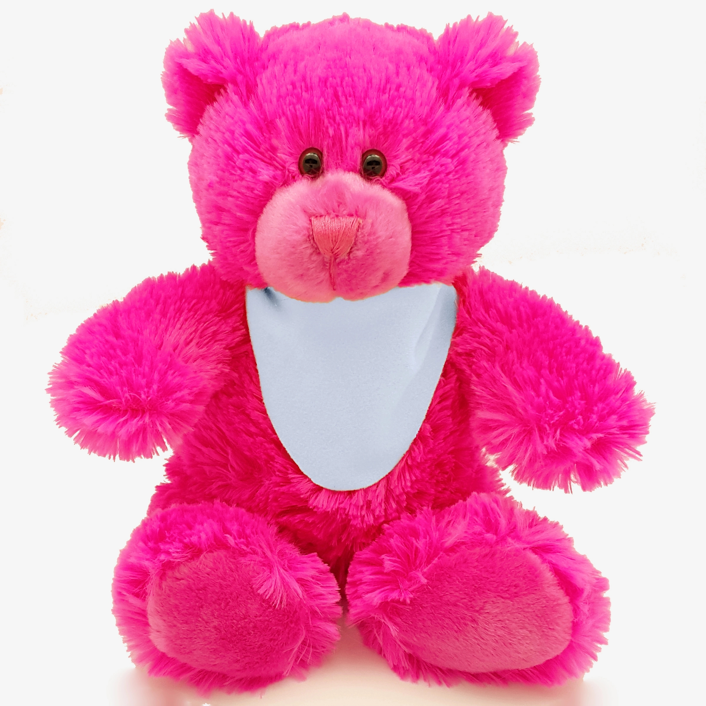 8" Bright Color Hot Pink Bear 9