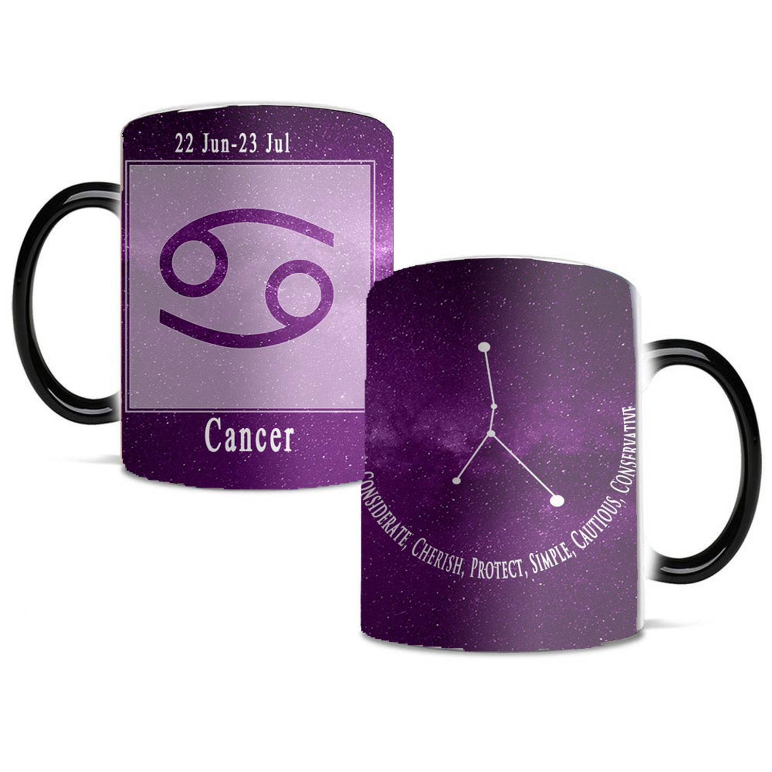 12oz Color-Changing Ceramic Zodiac Mug – Star Sign Cup 12