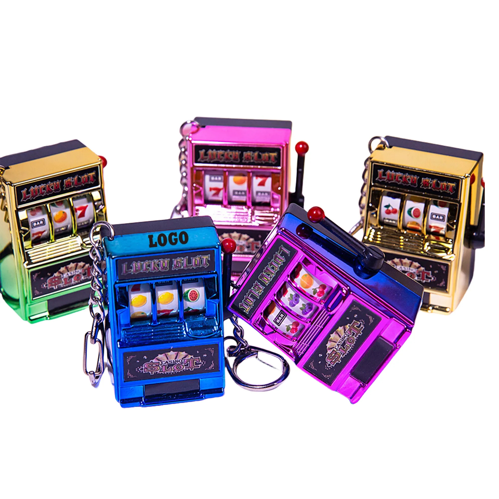 Creative Slot Machine Bank Keychain