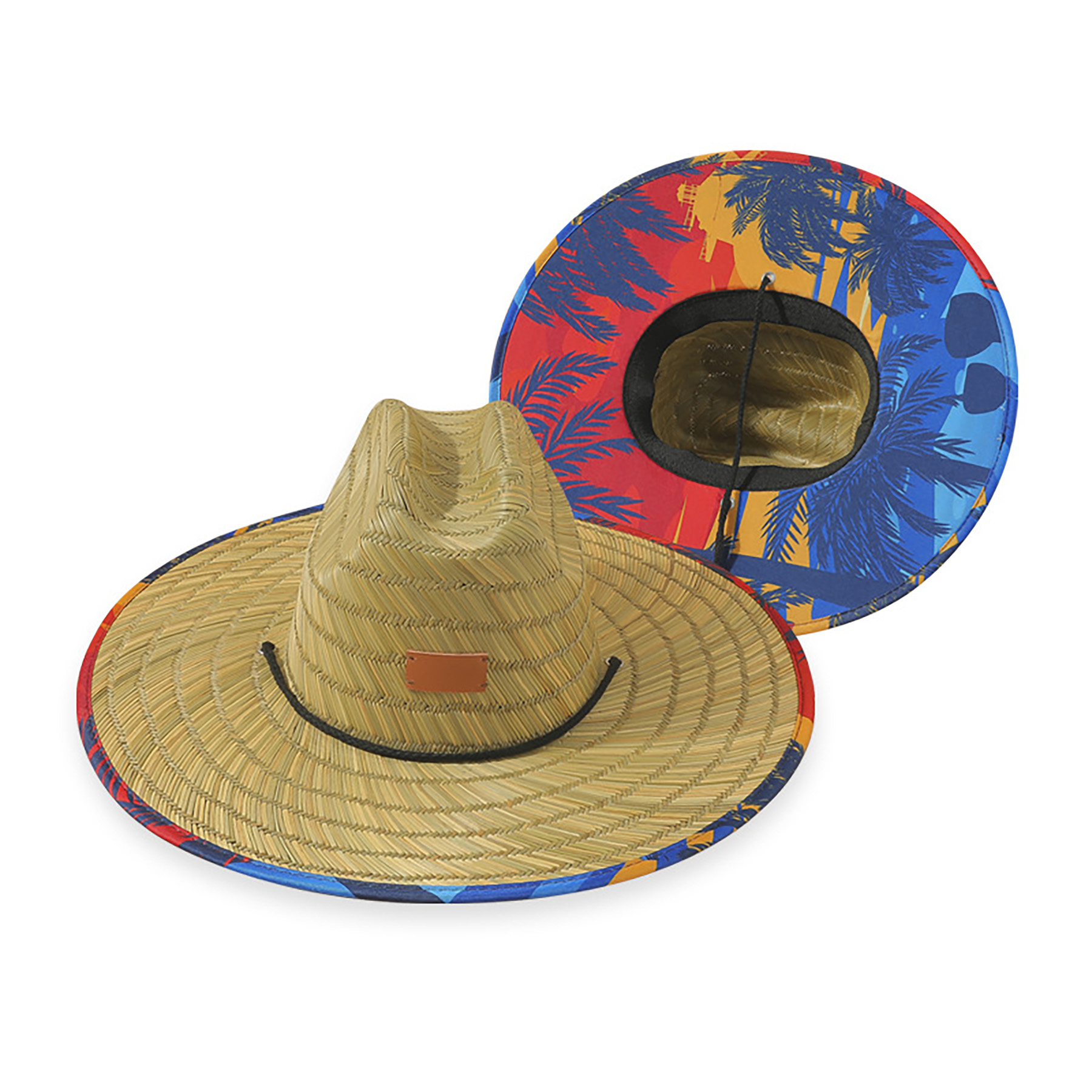 Straw Outdoor Sunshade Big Eaves Hat 7