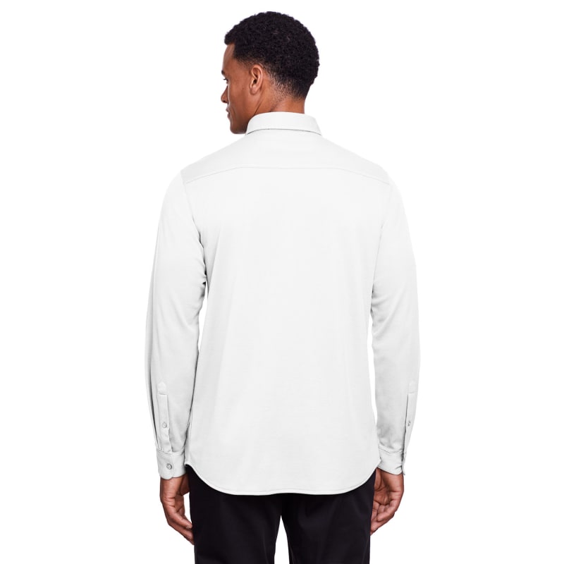 Devon & Jones Men's CrownLux Performance™ Plaited Button-Down Shirt 8