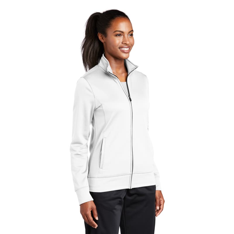 Sport-Tek Women's Sport-Wick Fleece Full-Zip Jacket. 18