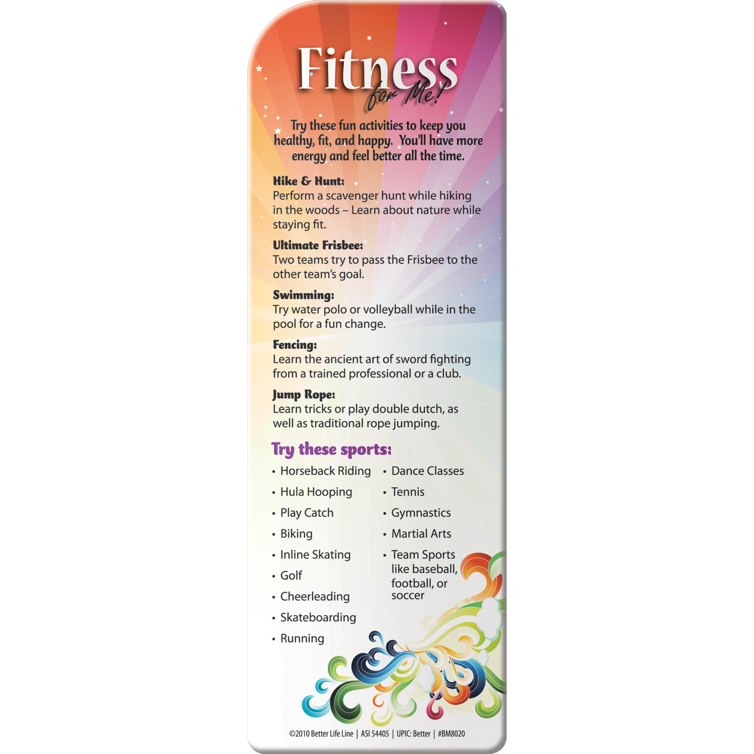 Bookmark - Fitness for Me! 2
