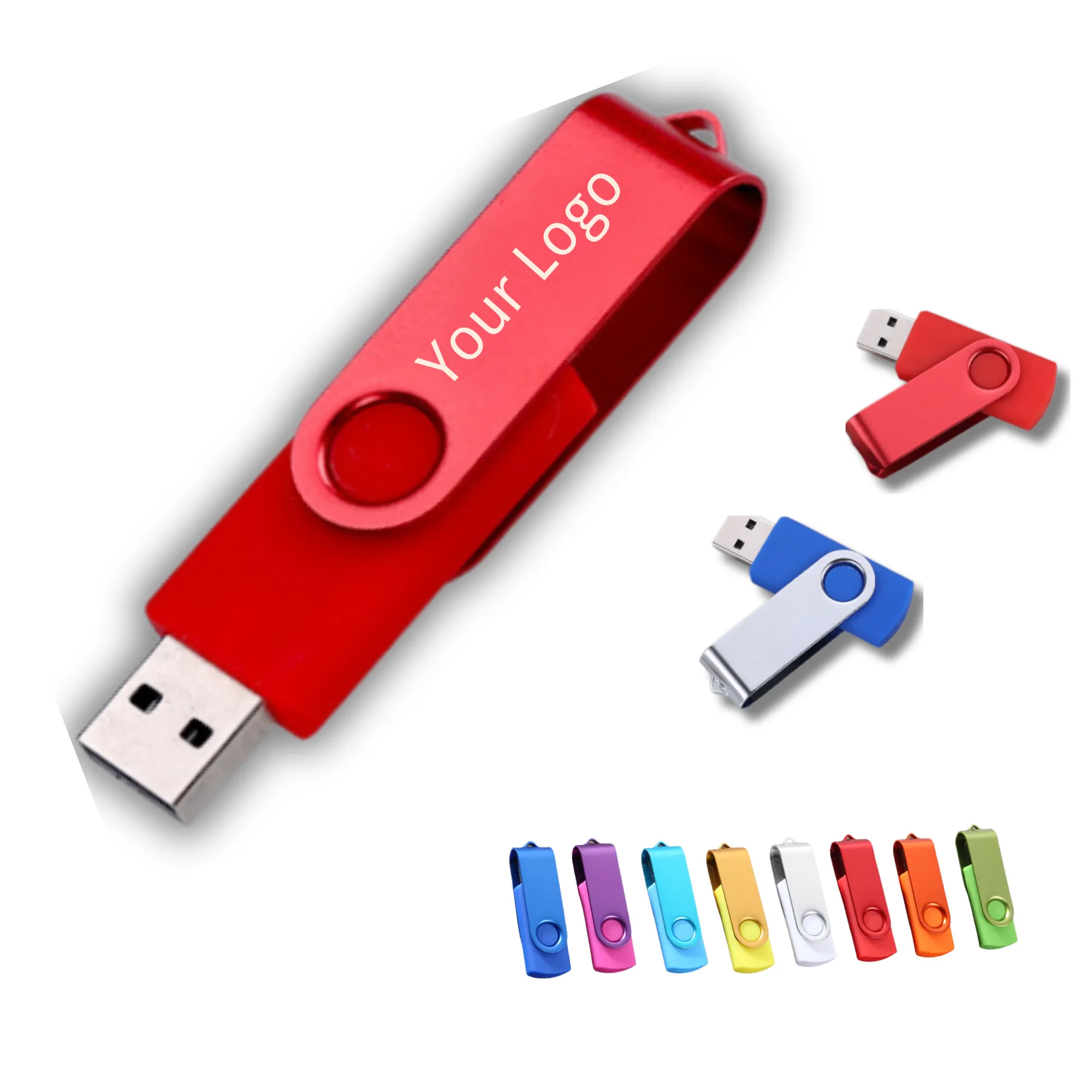 Customized rotating USB flash drive 2