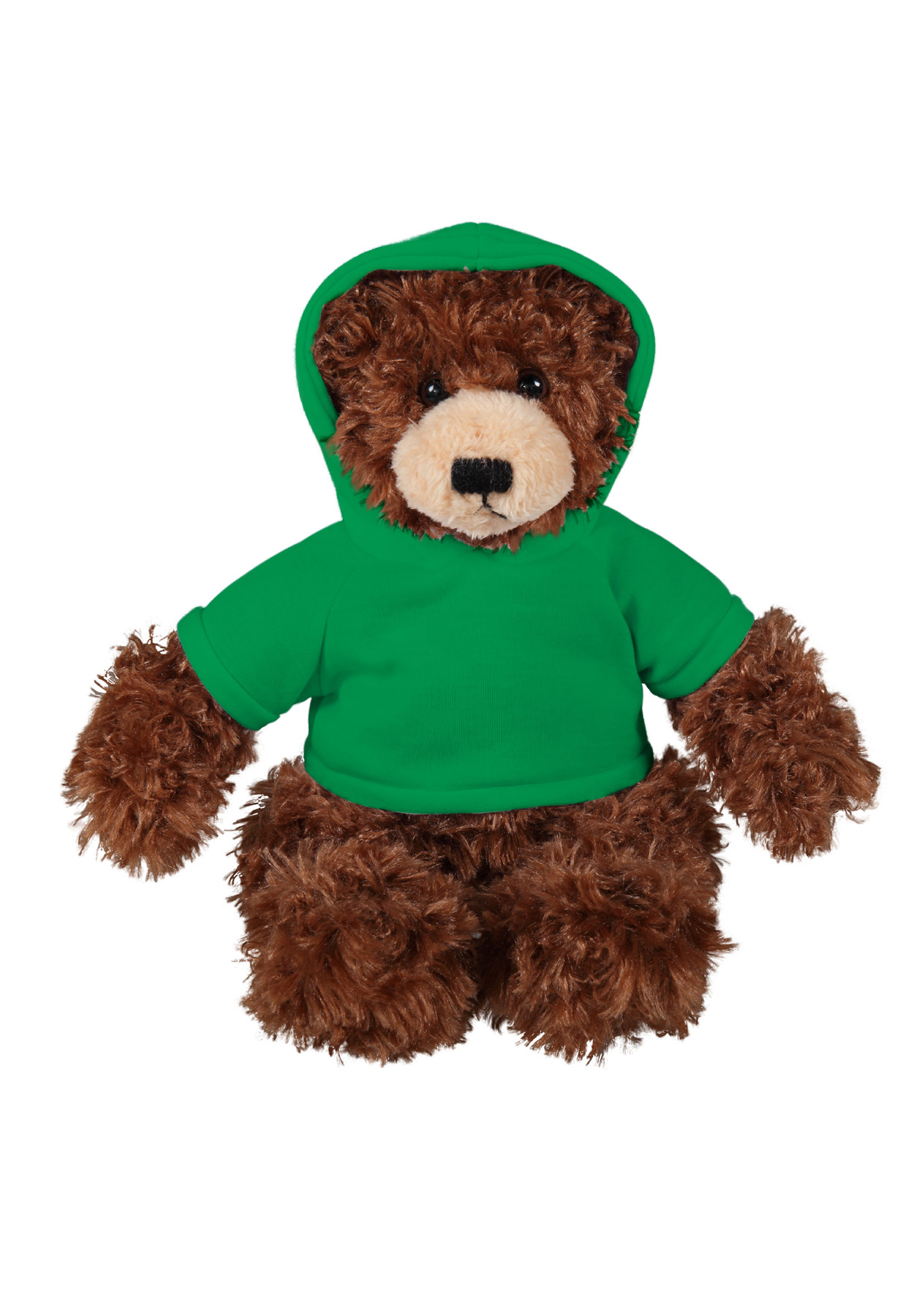 soft plush  Chocolate Brandon Bear with hoodie 12