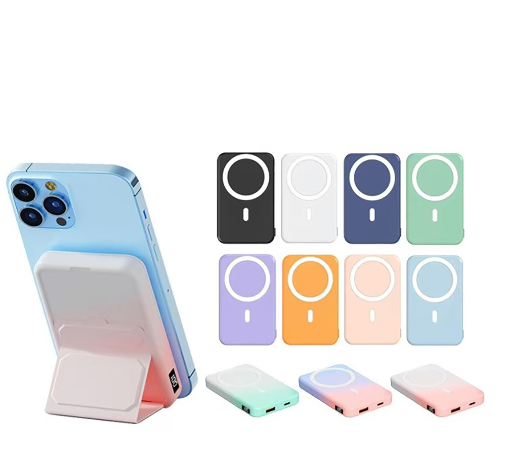 Magnetic/Wireless Charger, 5000mAh Power Bank 2