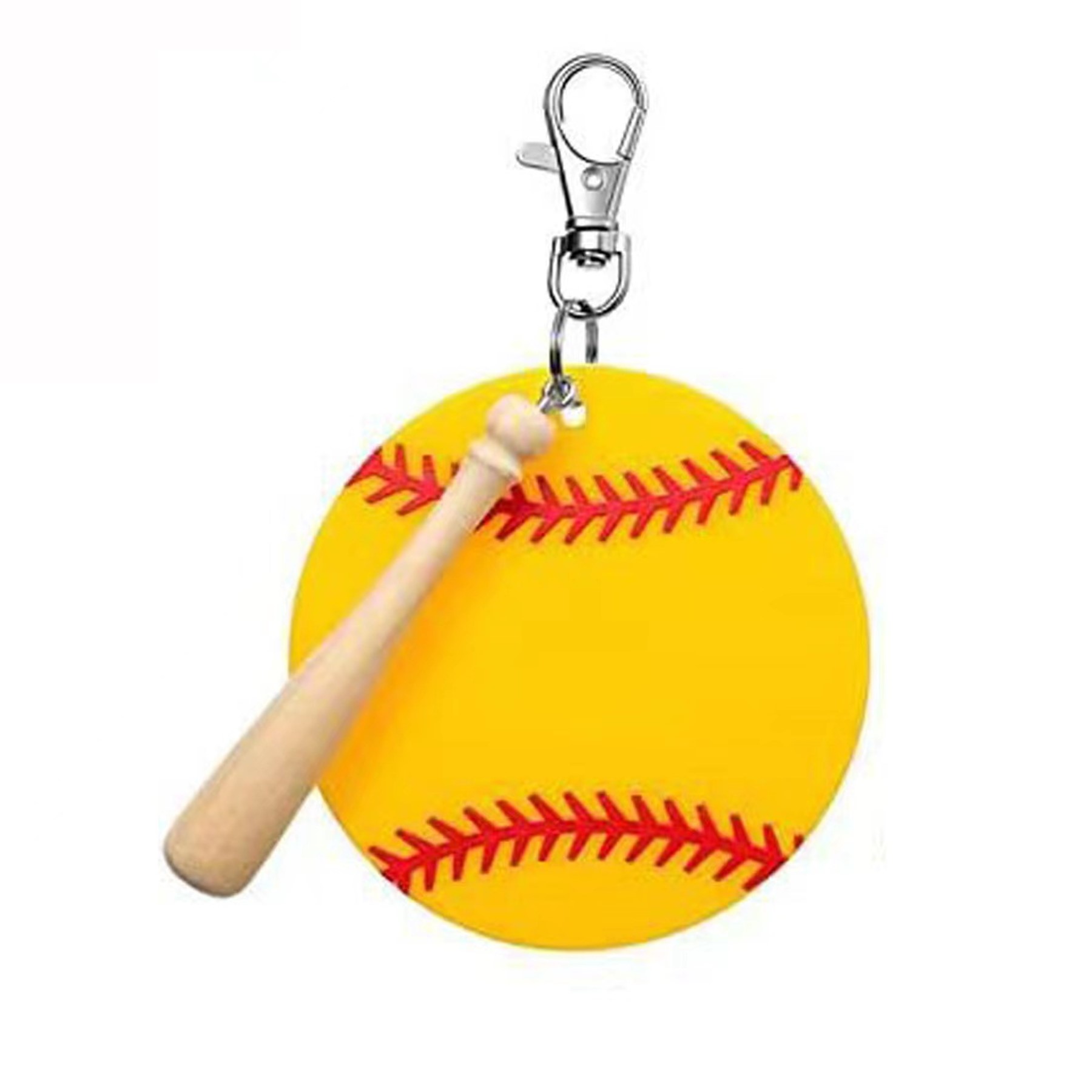 Acrylic Baseball Key Chain (direct import) 6