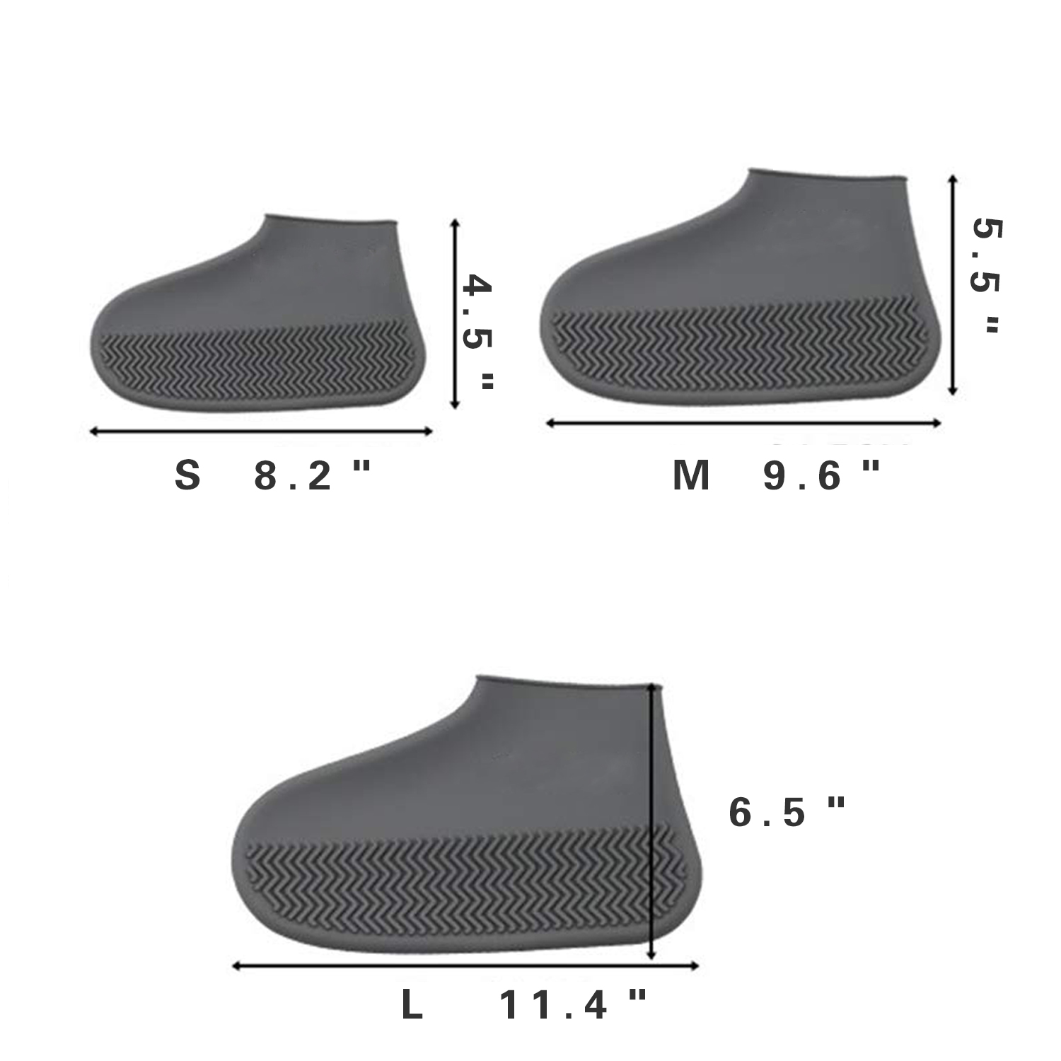 Silicone Waterproof Shoe Covers 4