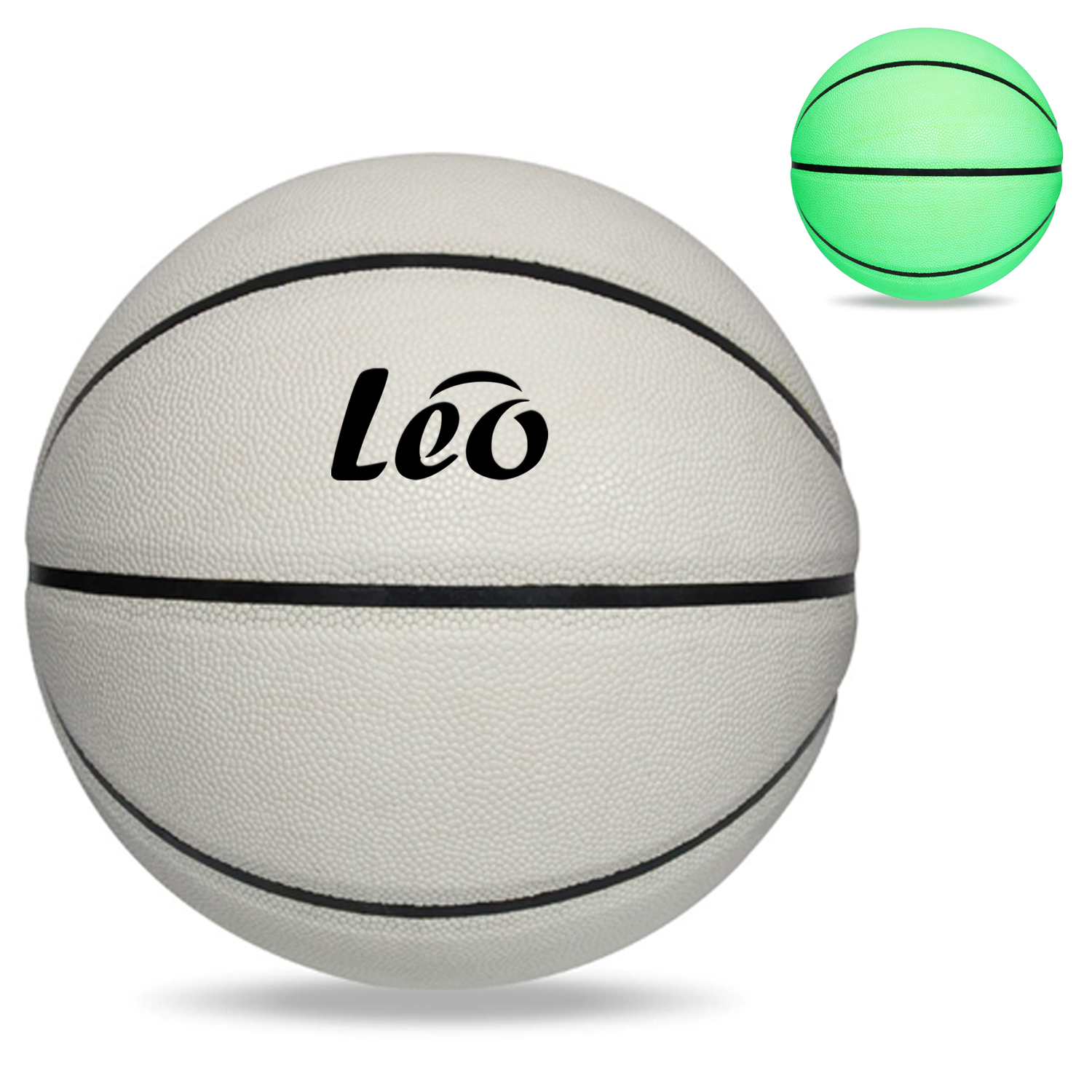 Reflective PU Skin Color Children's Training Basketball 6