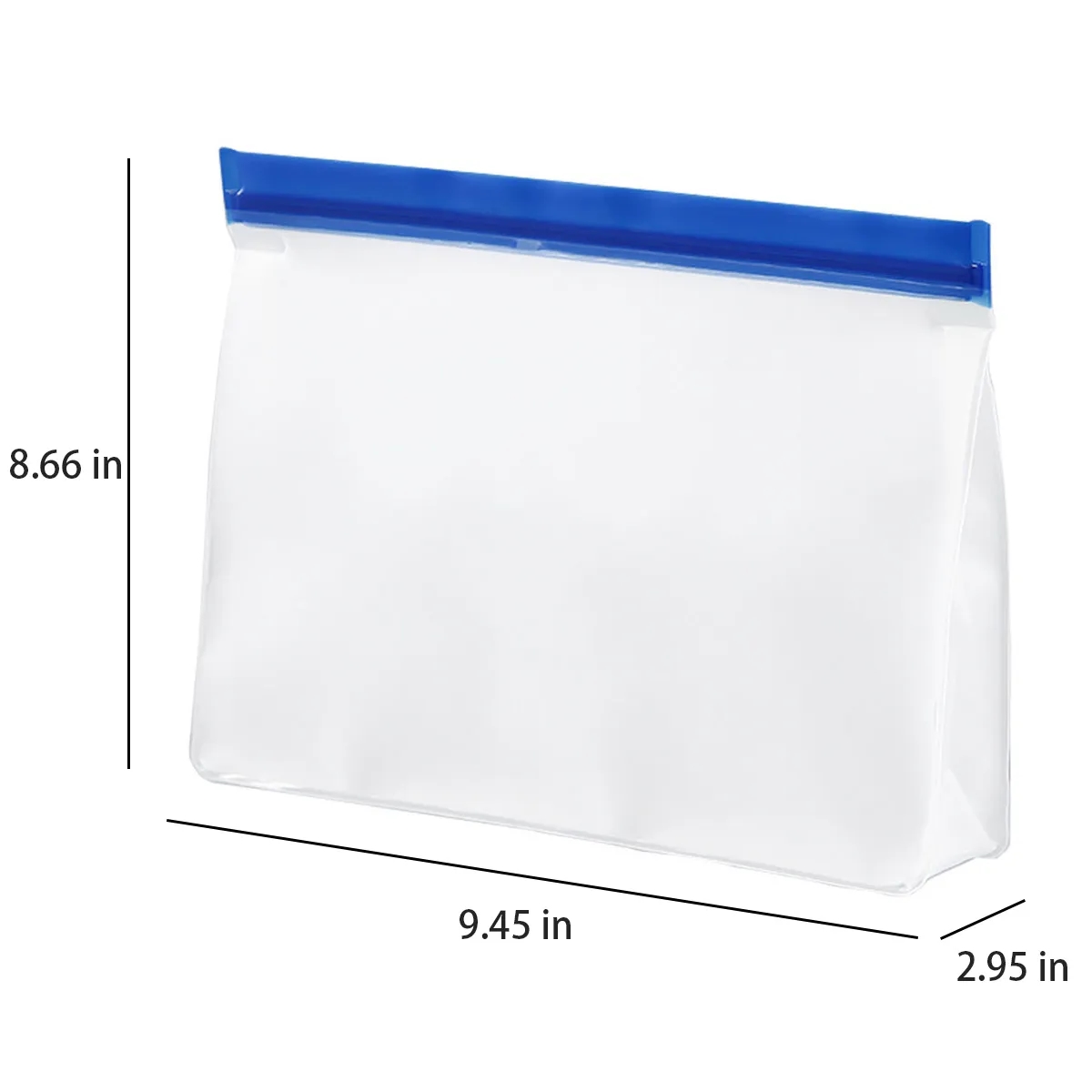 BPA-Free Leakproof Reusable Freezer Bags for Food Storage 8