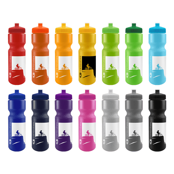 SPOKE-Tacular 28oz Bike Bottle - Colors w/Push-Pull Lid 78