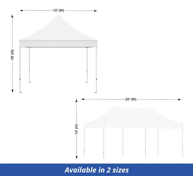 10' x 10' White Canopy Tent Package 6