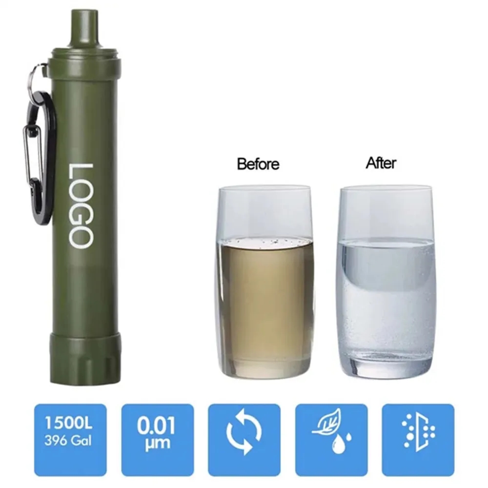 Outdoor Personal Emergency Water Filter Purification Straw 6