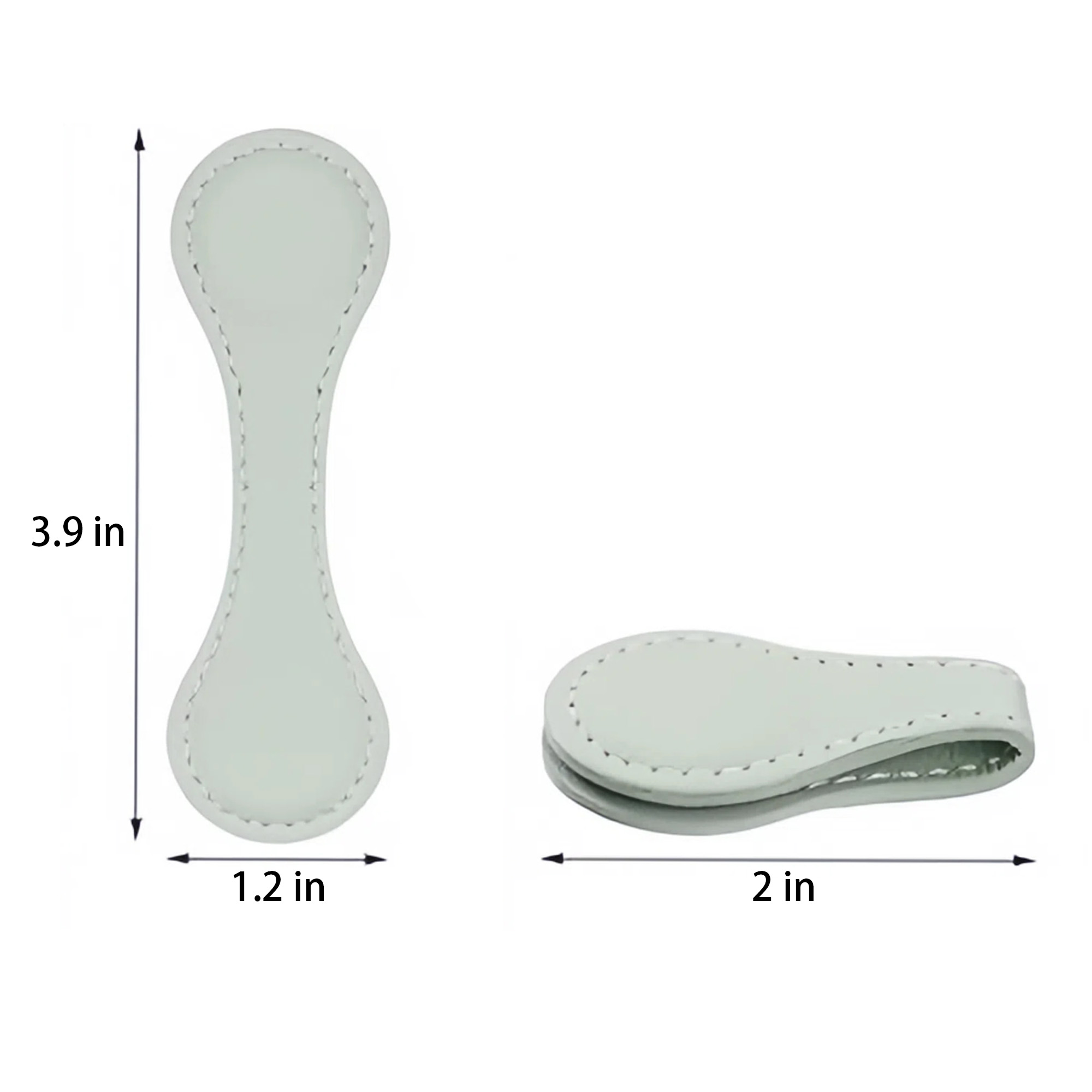 Full Color Custom PU Clip Bookmark 3