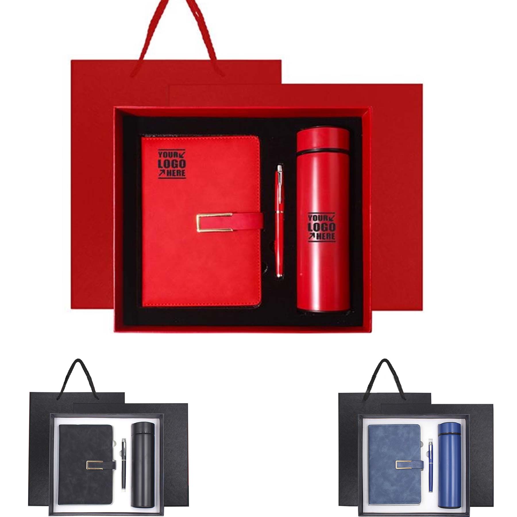 Gifts Set With Water Bottle Notebooks Pen 3