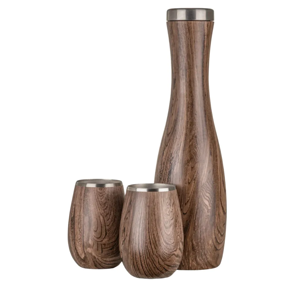Snowfox Insulated Carafe and Wine Tumbler Set 20