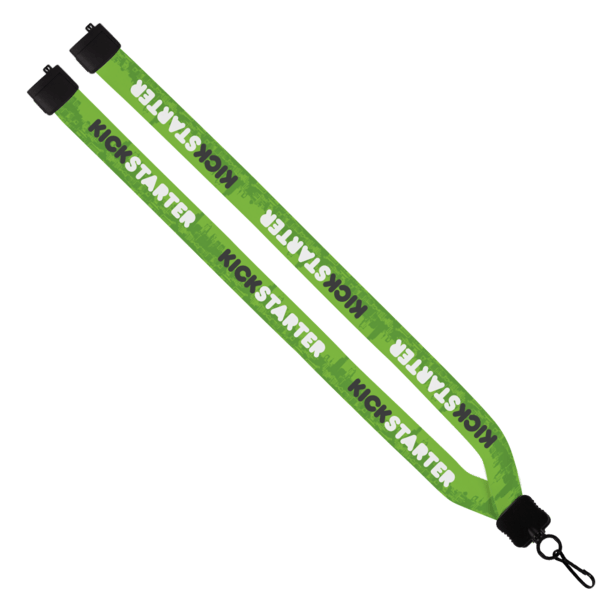 3/4" Dye-Sublimated Lanyard with Plastic Clamshell & Plastic O-Ring 27