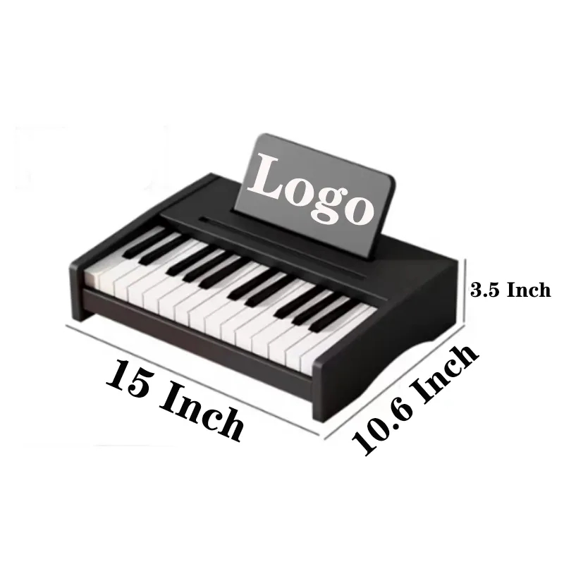 MOQ 1 Children's Teaching 25-Key Wooden Piano 3