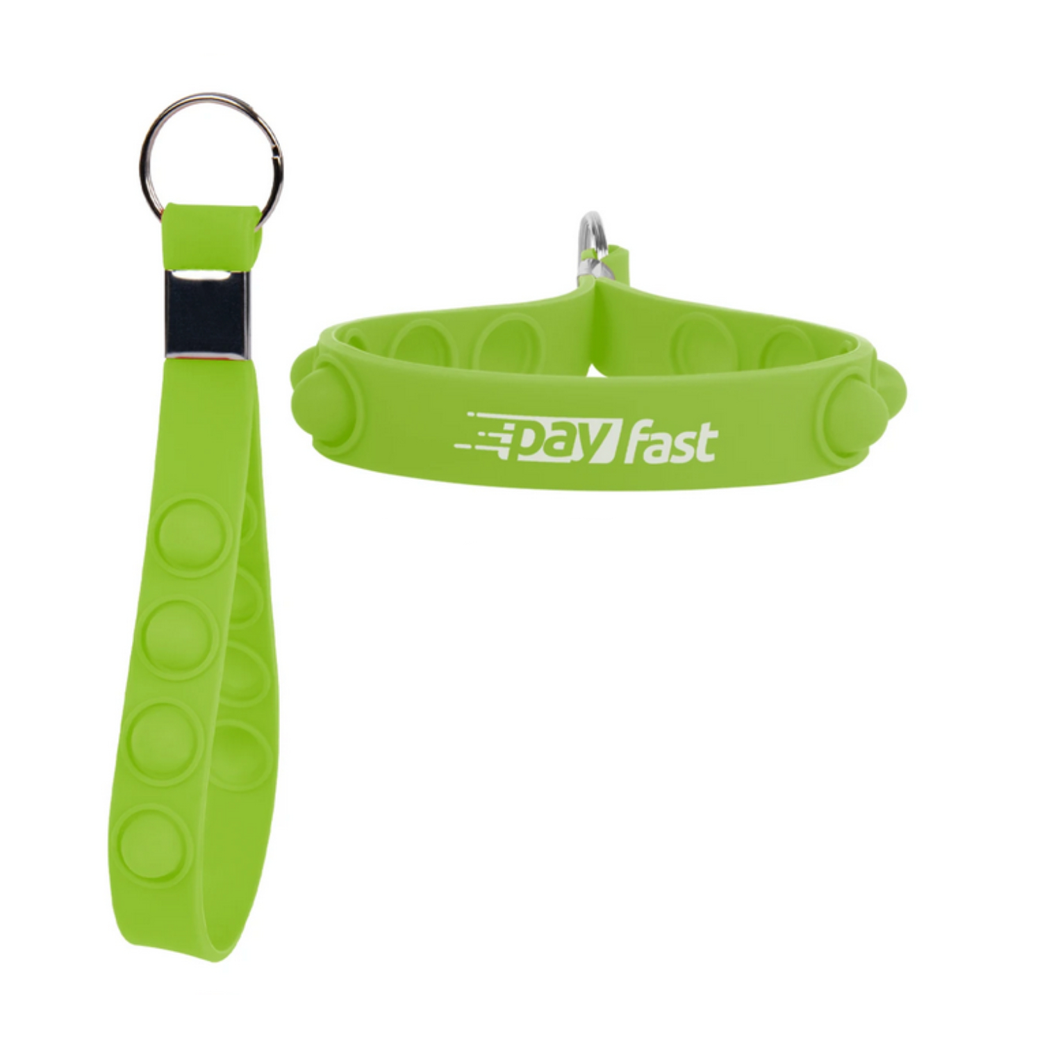 Push Pop Fidget Keychain with Ring 6