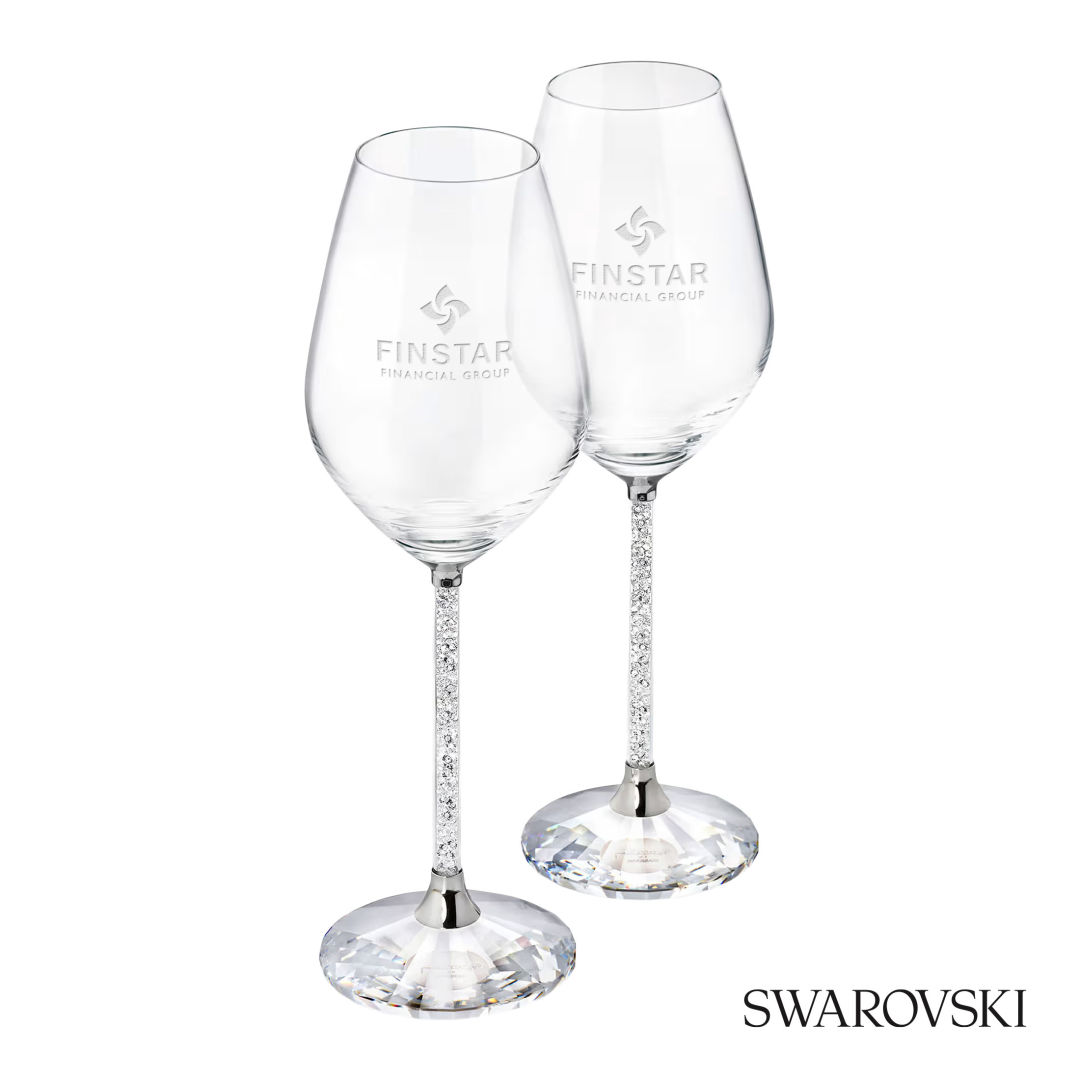 Swarovski® Crystalline Wine Glasses (Set of 2)