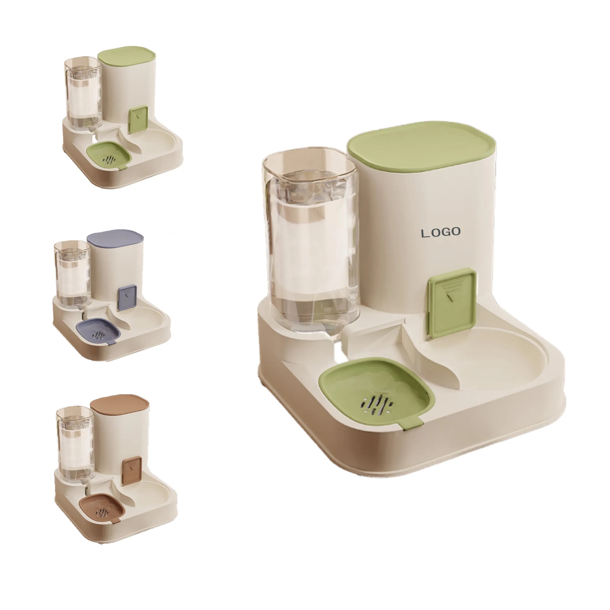2-in-1 Automatic Quantifiable Feeder For Pets