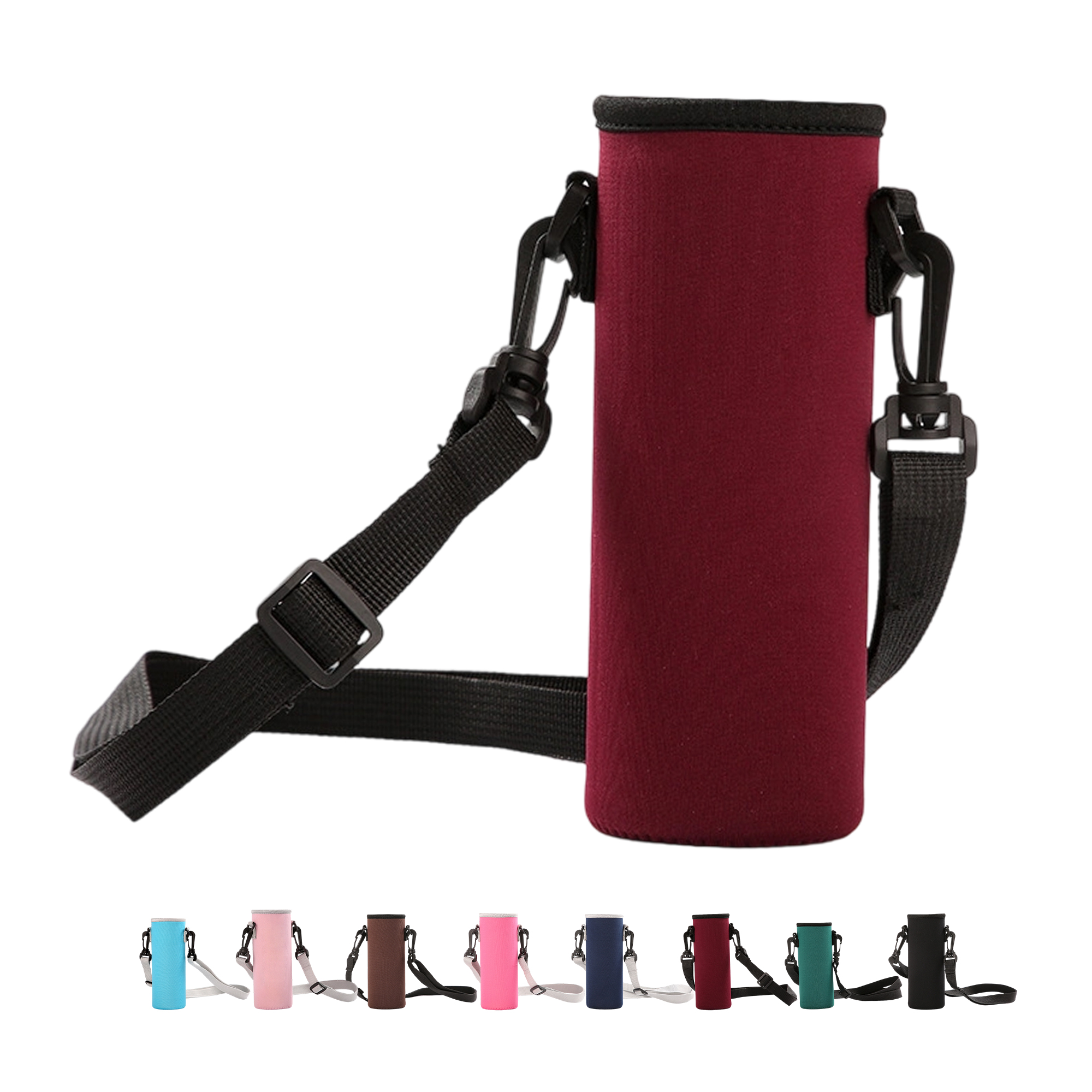 Polyester Insulated Shoulder Carrier For 18 Ounce Bottle 7.3" By 2.6" 6