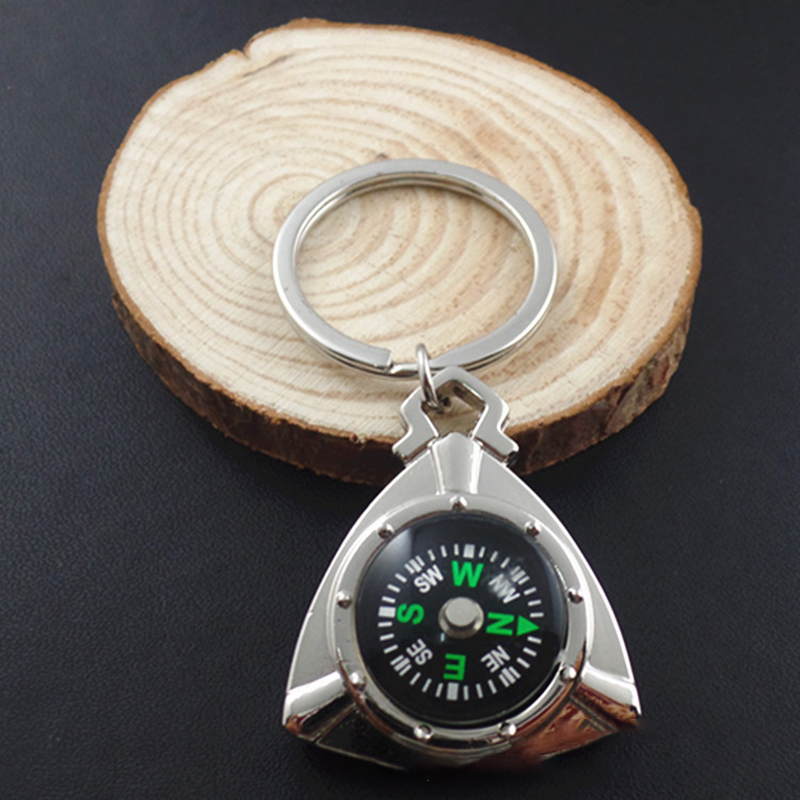 2 in 1 Metal Keychain and Compass 5