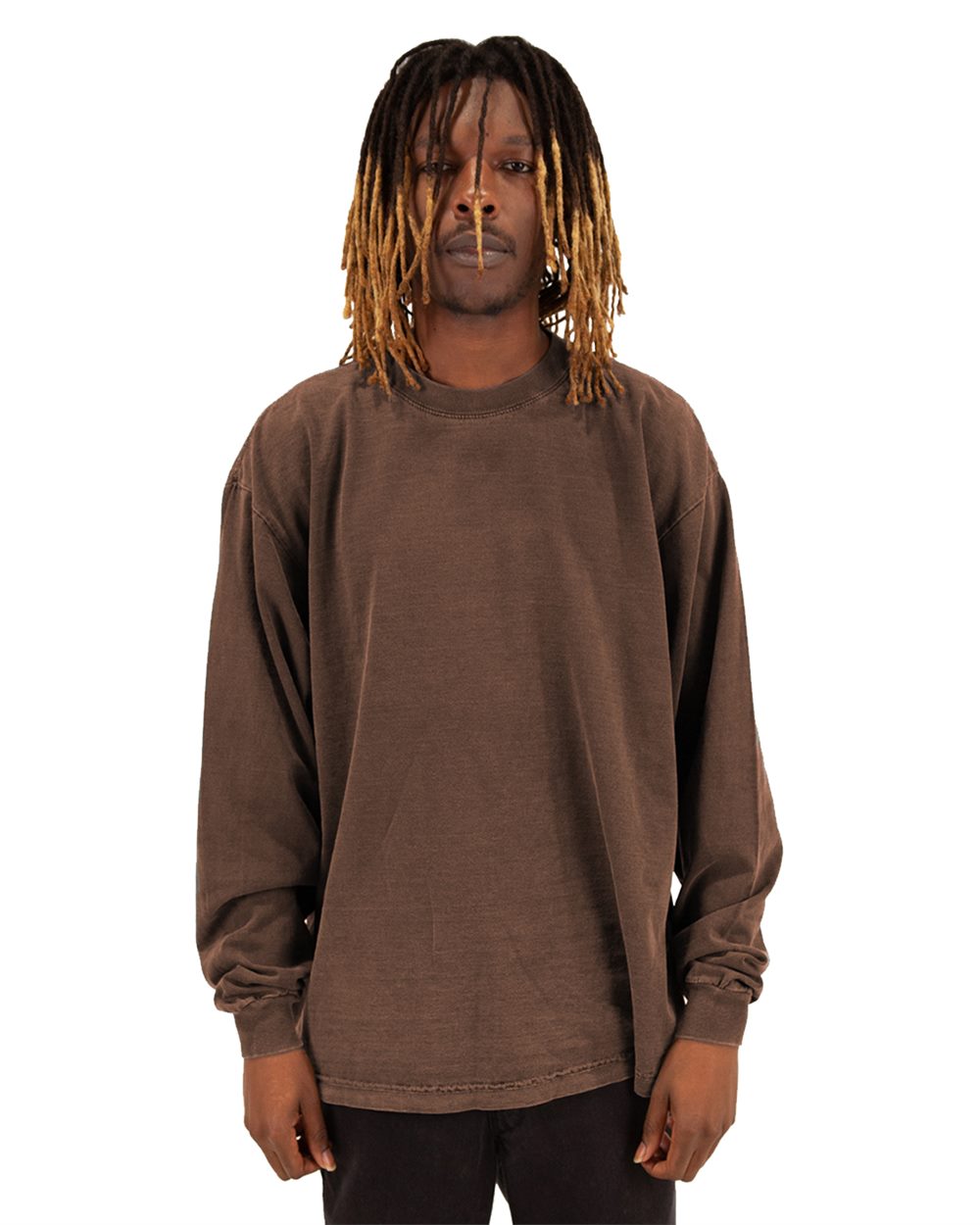 Unisex Max Heavyweight Garment-Dyed Long Sleeve T-Shirt - SHGDLS 23