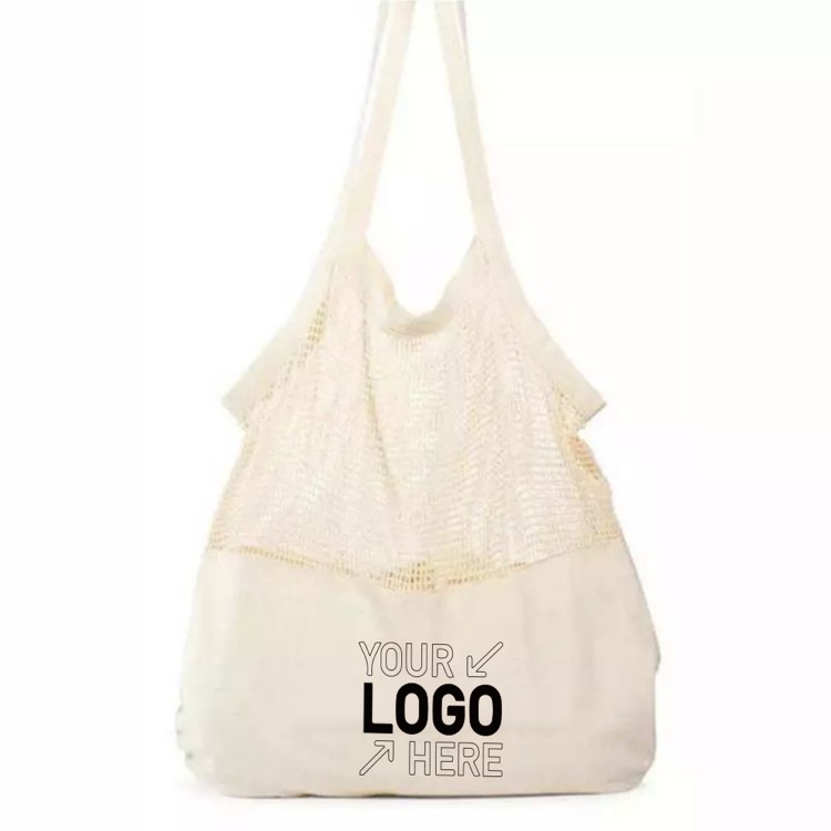 Reusable Cotton Mesh Grocery Bags