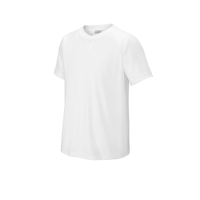 Sport-Tek Youth PosiCharge Competitor 2-Button Henley 18