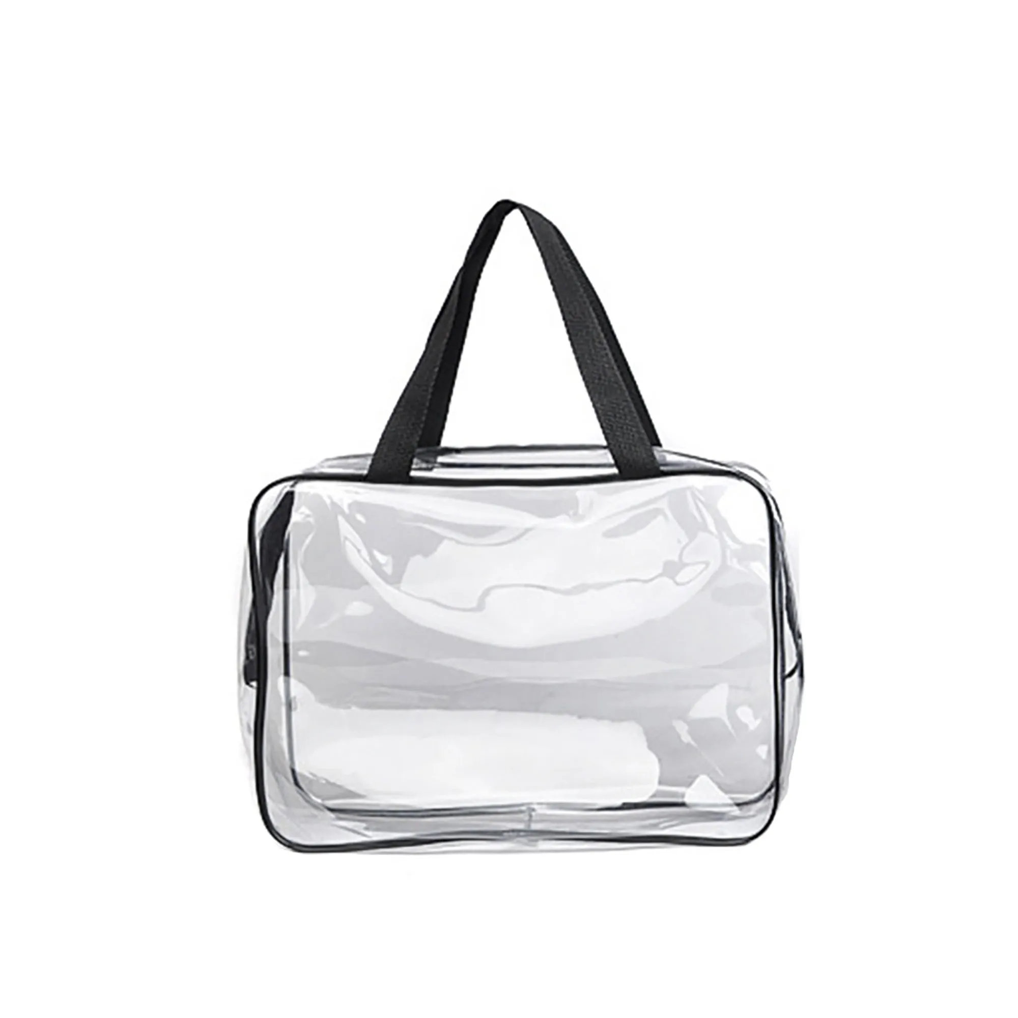 PVC Transparent Cosmetic Bag With Logo For Sport, Gym 4