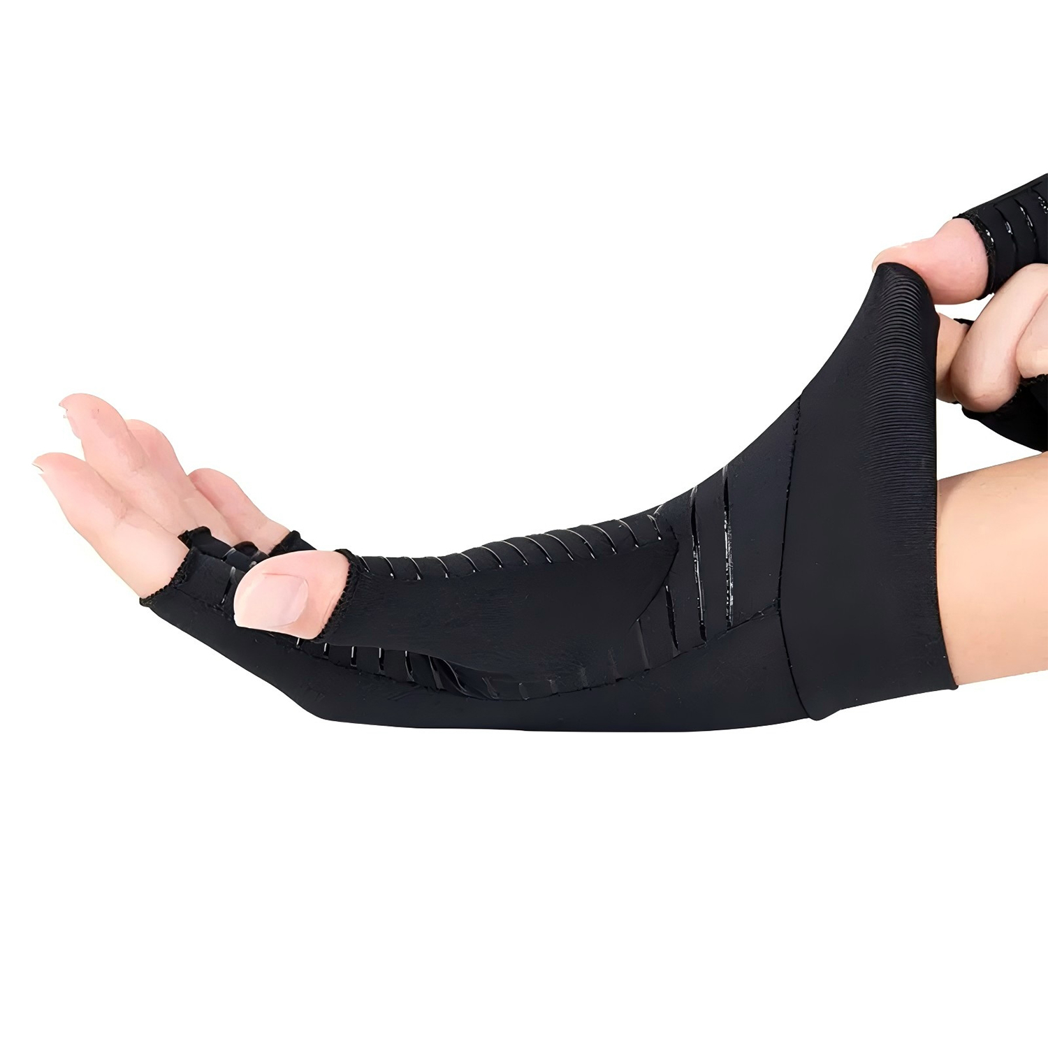 Fingerless Anti Slip Compression Gloves 3