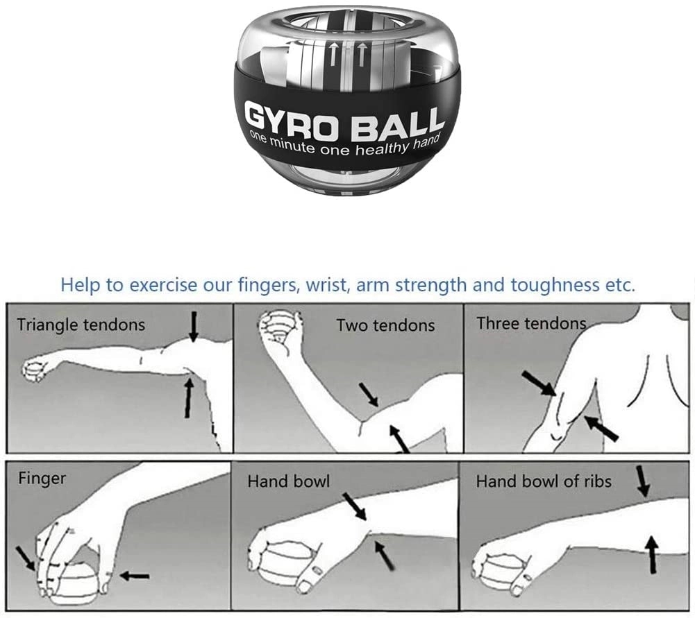 Auto-Start Wrist Power Gyro Ball 2