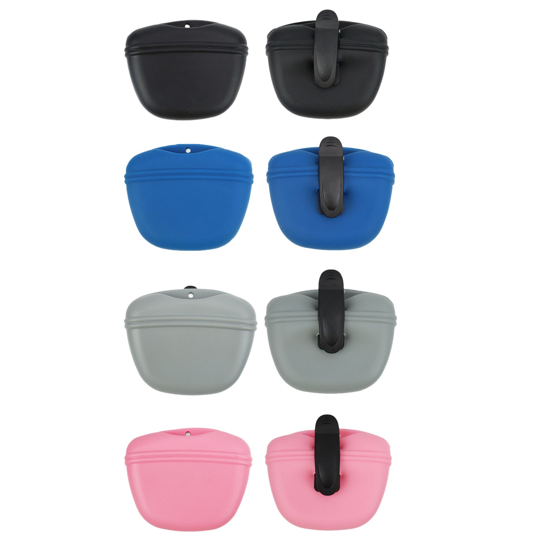 Portable Silicone Dog Treat Bag With Clip 3