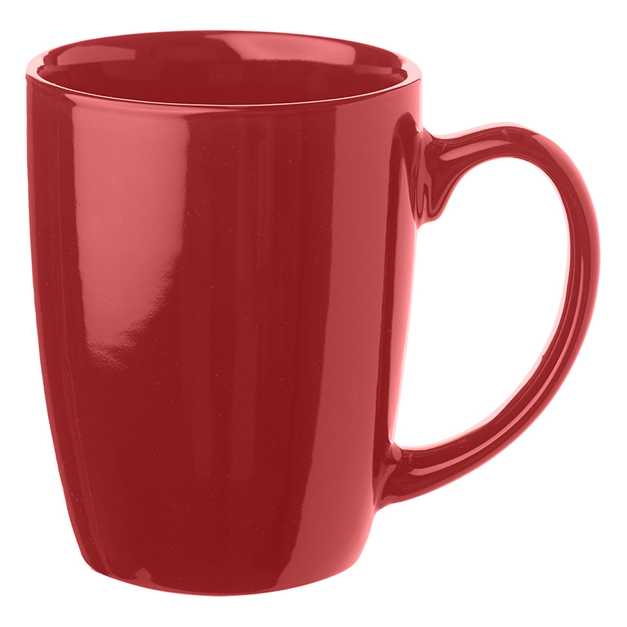 Ceramic Solid Color Curved Mug, 12 oz. 9