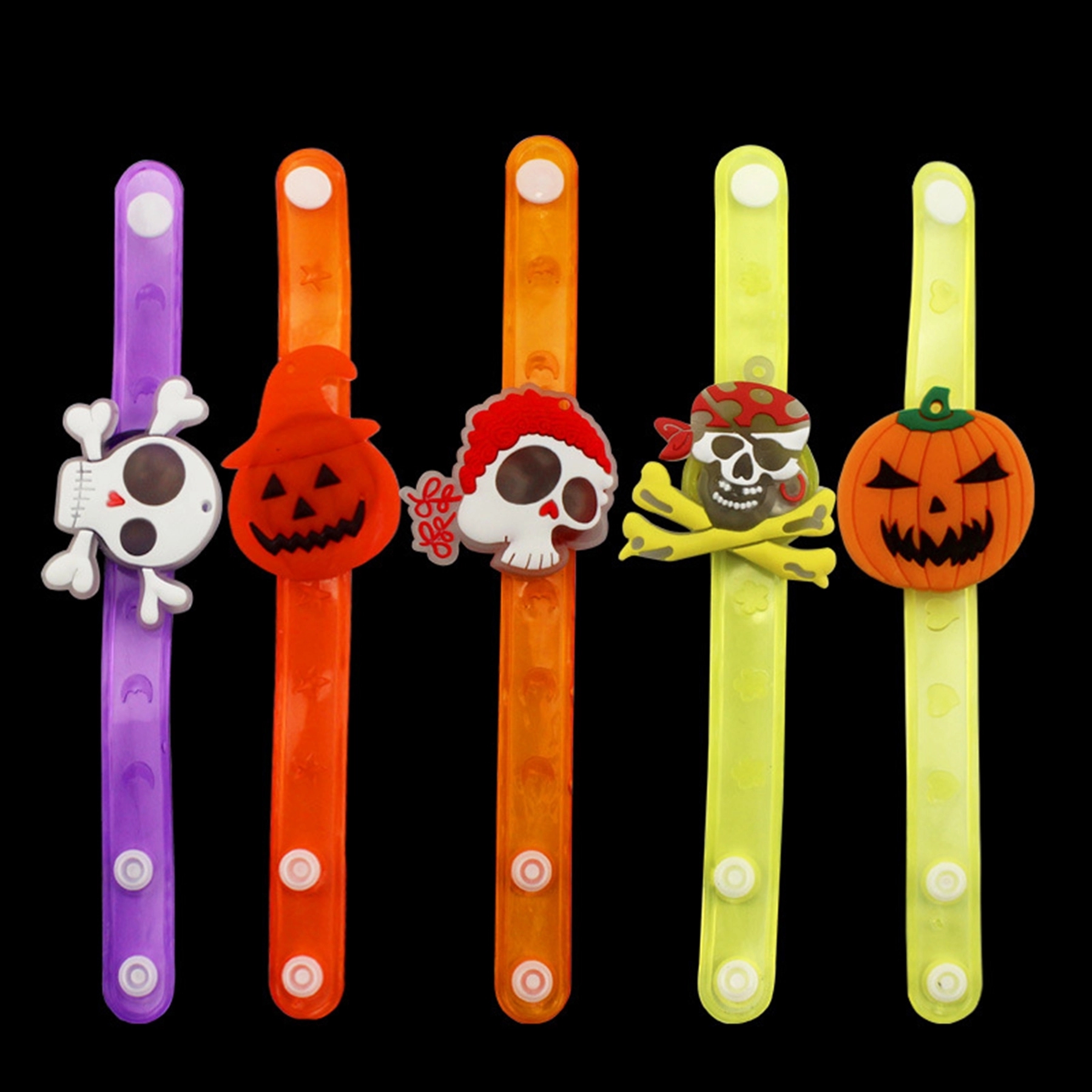 LED Halloween Wrist Strap Flash Bracelet 4