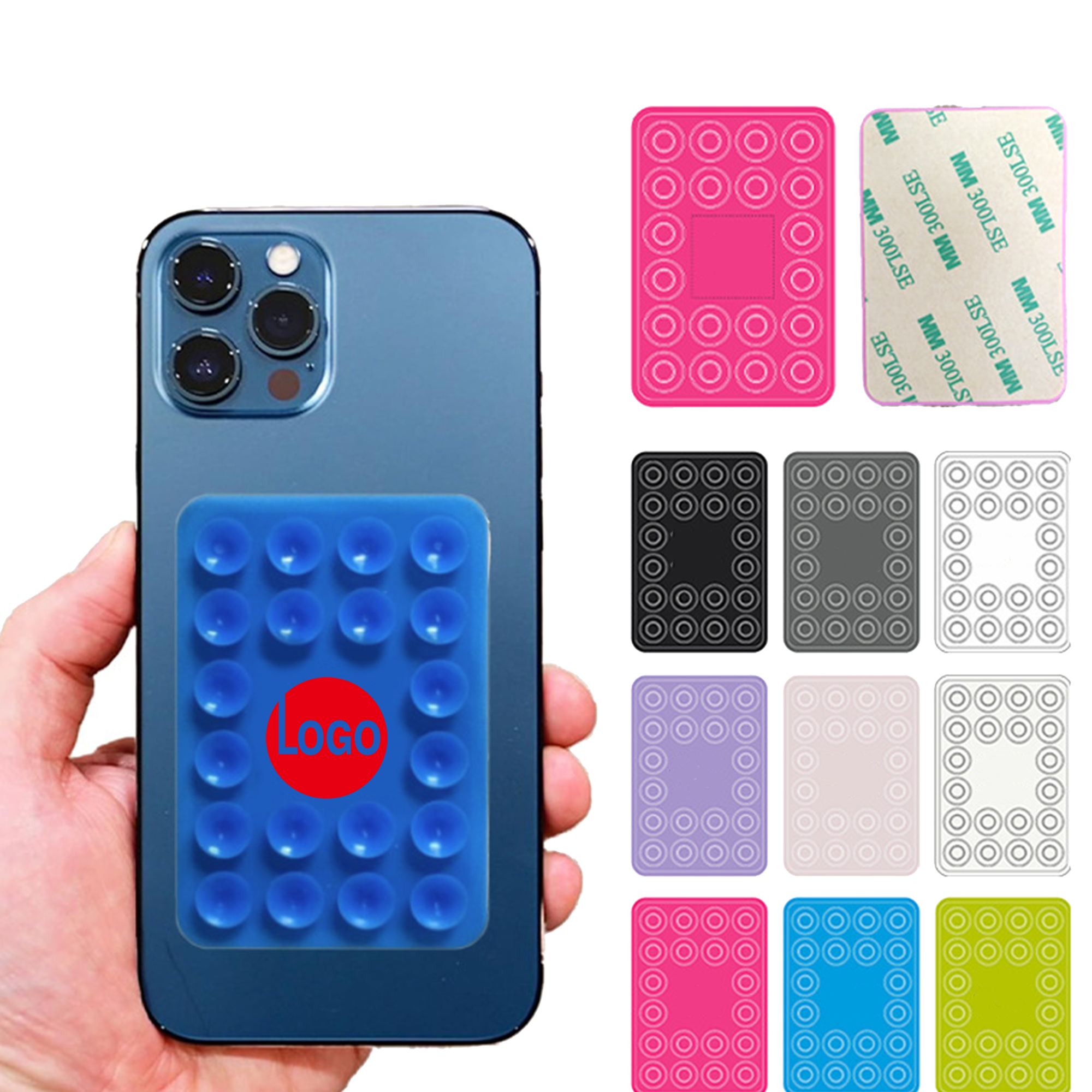 Powerful silicone suction cup for mobile phones (20 pieces) 1