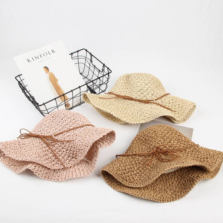Summer Beach Crocheted Straw Sun Hat 5