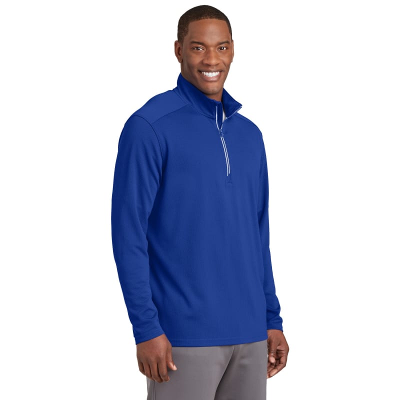 Sport-Tek Sport-Wick Textured 1/4-Zip Pullover., custom hoodie or sweatshirt with logo imprint 20