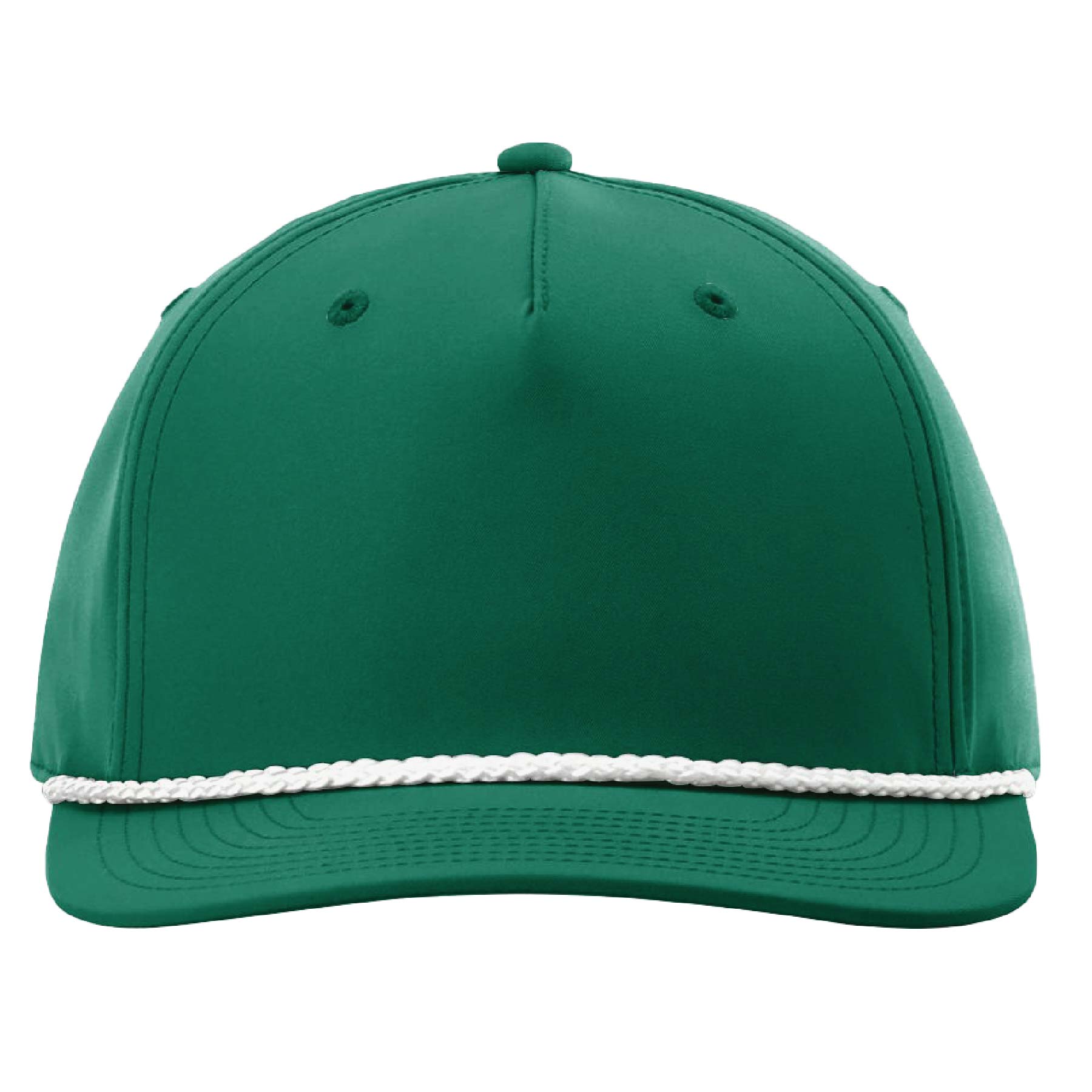Richardson #258 Five Panel Rope Cap w/Leatherette Adhesive Patches or Embroidery 17