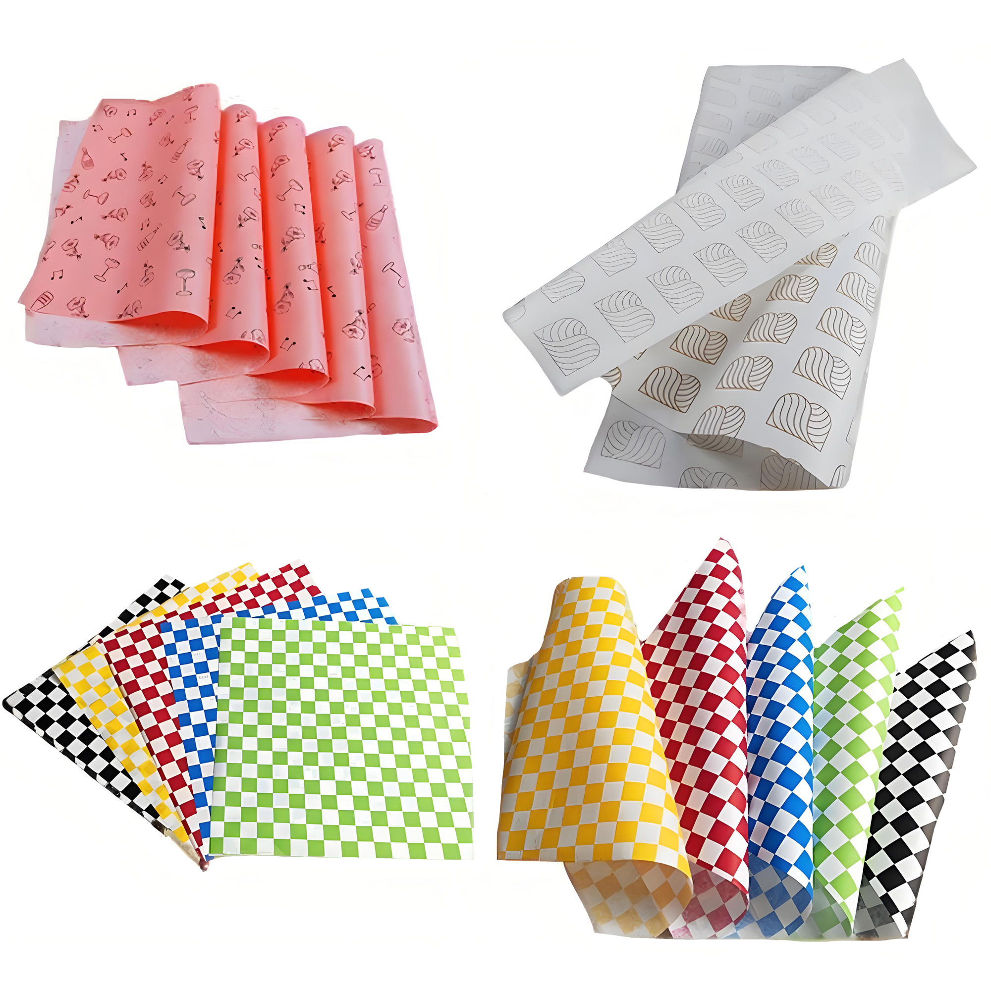 Waterproof Coated Food Wrap Paper and Basket Liner Paper 4