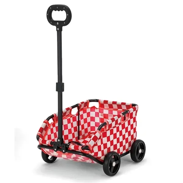 Folding Pet Carrier Cart - Portable and Convenient 7