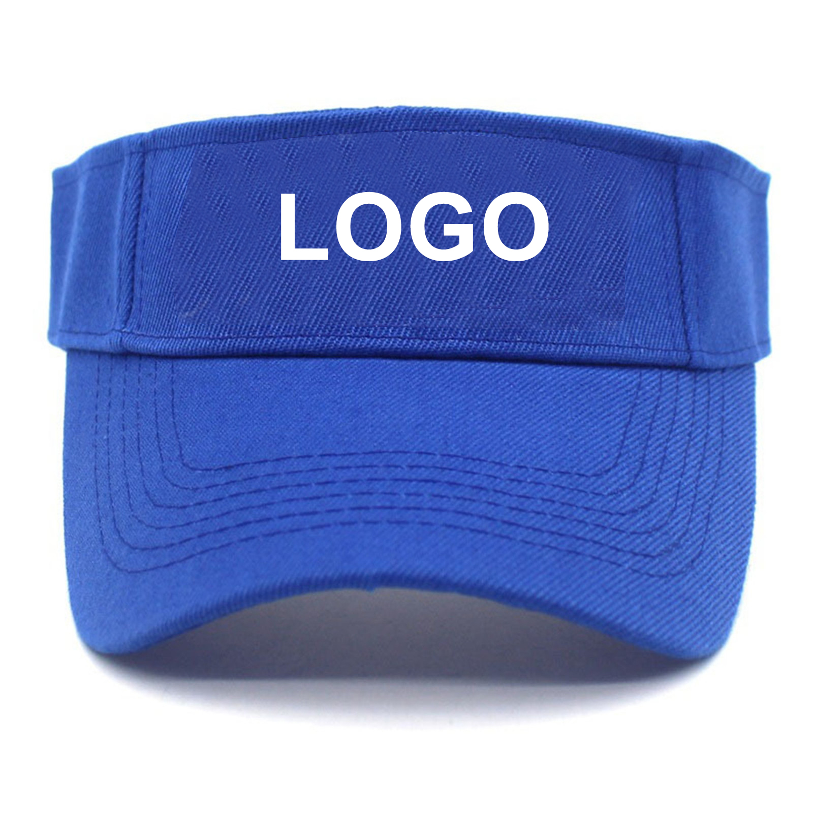Cotton Sunproof Sport Visor Hats With Velcro 5
